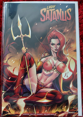 Comic Lady Satanus Sinister Urge #1 Naughty Recline Edition