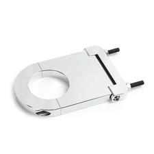 Chrome Universal Steering Column Drop 3.5 Inch Drop Swivel For 2 Inch Column