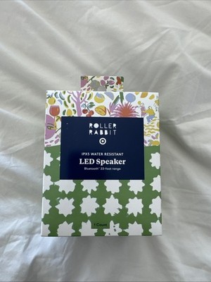 Roller Rabbit X Target IPX5 Water Resistant LED Speaker