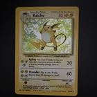 Pokémon Raichu Base Set Holo Rare 14/102 1999 Wizards of the Coast Card