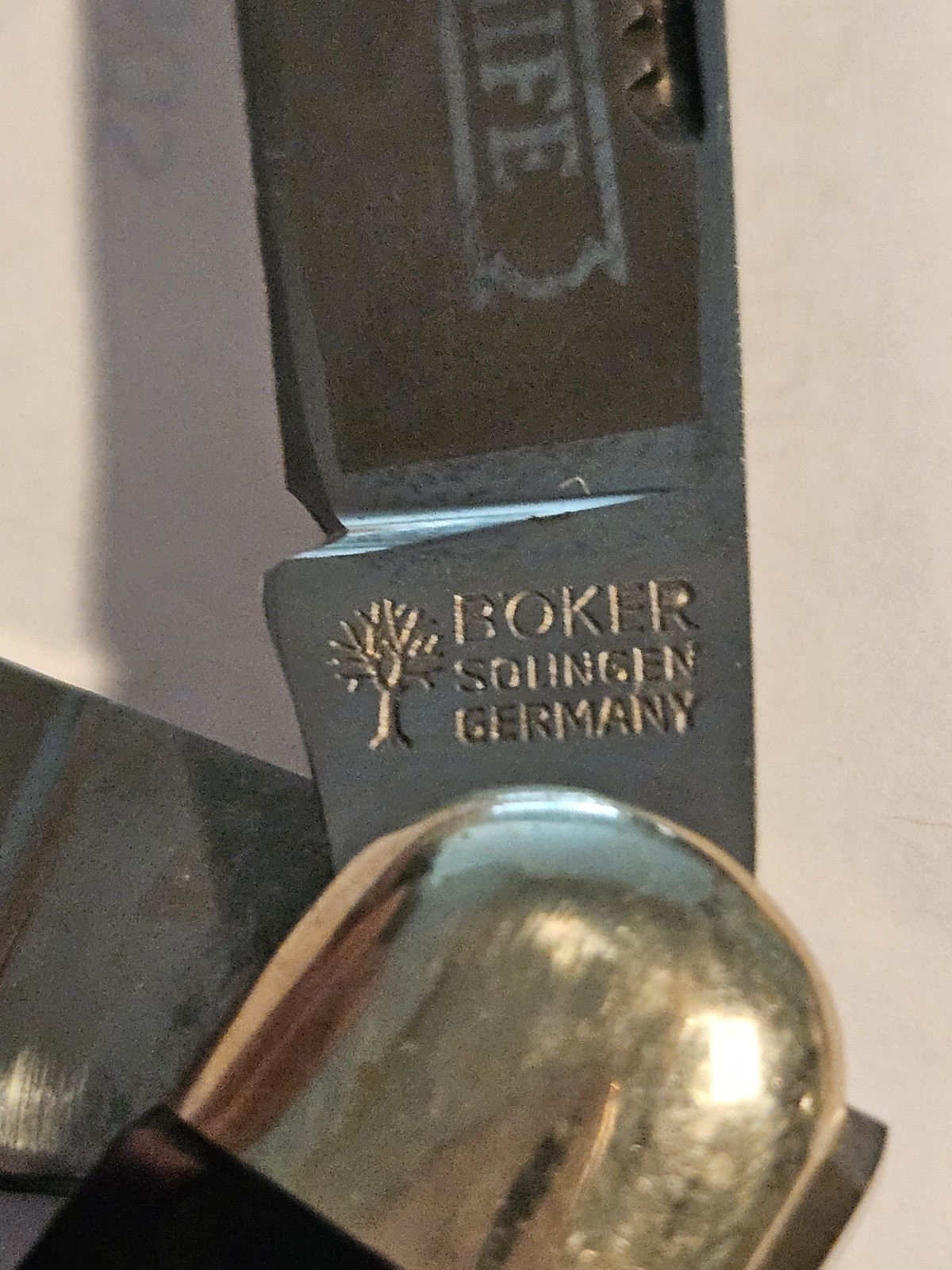 VINTAGE BOKER TREE BRAND 7474 Pocket Knife Premium Stock Solingen 3 Blade 