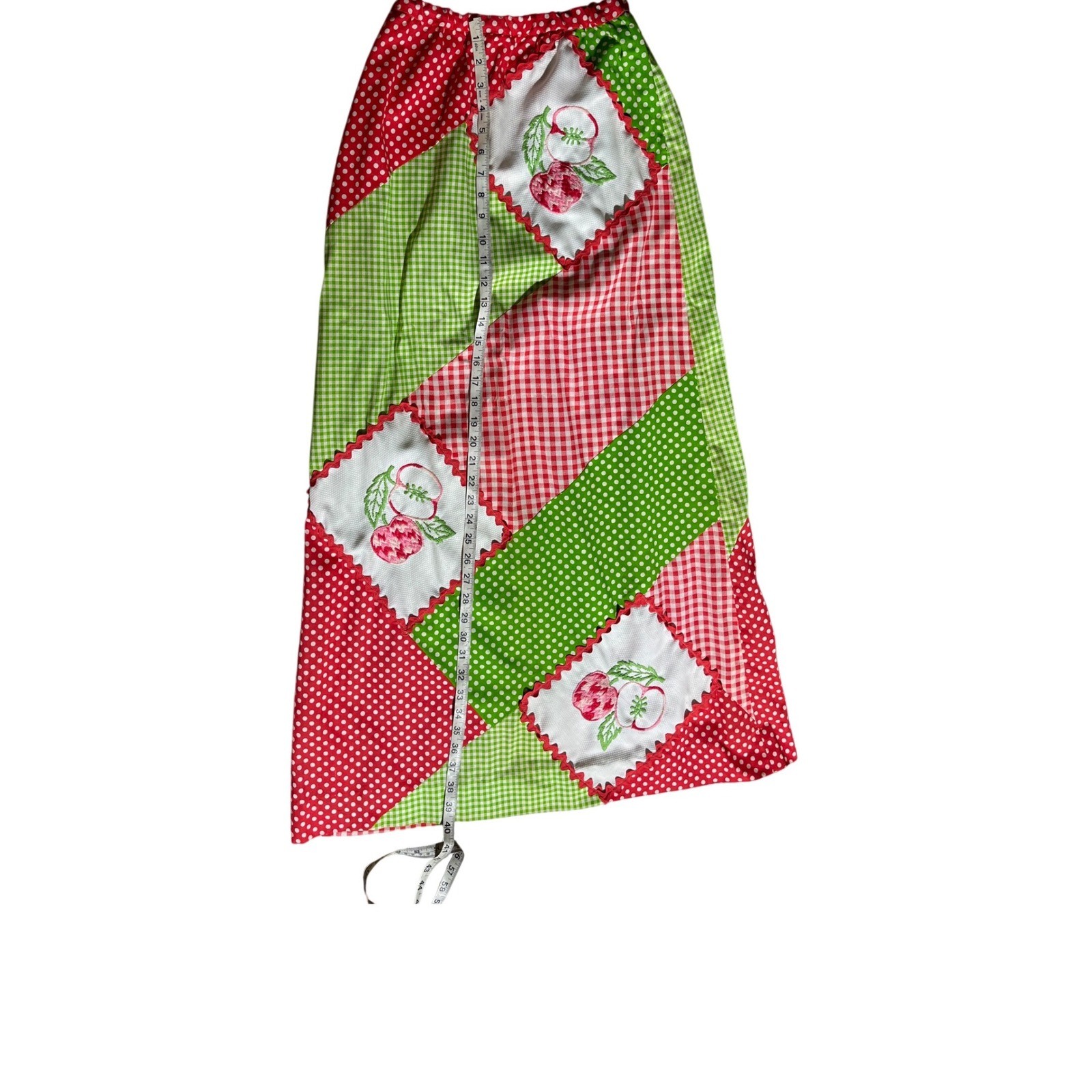 Mitch Robert Cottage core  Patchwork Maxi Skirt R… - image 6