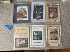 Lot Of 6 Vintage Quilt Patterns Kitty Cat C