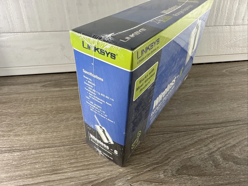 NEW LINKSYS WRE54G Range Expander Wireless-g Sealed Cisco Quick Shipping - Image 3 of 4