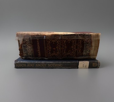 Vintage Shakespeare Books Much Ado About Nothing And Life Works Fair Condition