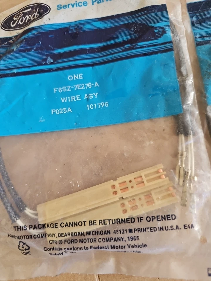 Cableado de control de transmisión Ford Thunderbird 1996 F6SZ-7e276-A -3 piezas Foto 2 de 4