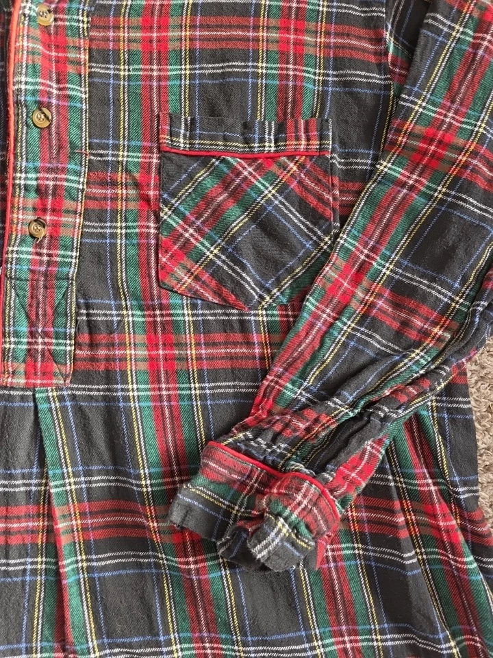 Vestido de noche a cuadros rojo y verde 417 by Van Heusen S/M - Envío rápido ORB Foto 4 de 4