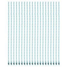 Ball Bead Chains, 5.9 Inch, Light Blue  60 Pcs , Dog Tag Chain Keychain