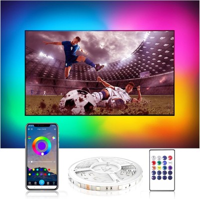 DAYBETTER LED Lights for TV, 9.8ft TV 32-55 9.8ft, Multicolor 
