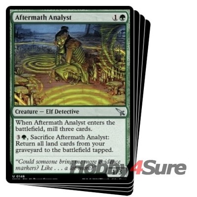 Aftermath Analyst X4 M/NM Magic: The Gathering MTG Murders At Karlov Manor