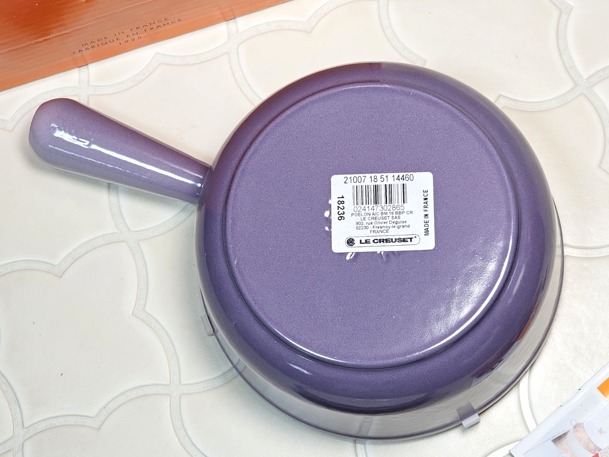 Le Creuset 1.5 Qt 18cm Saucepan Bluebell Purple Provence Cast Iron