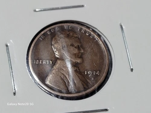 1914 S  LINCOLN COPPER PENNY WITH VERY NICE DETAILING  XF-VF  .......VERY RARE