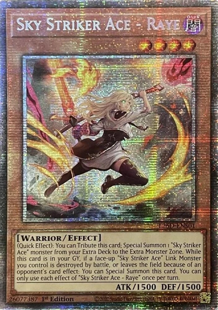 Sky Striker Ace - Raye L26D-ENS01 Legendary Modern Decks 2026 for