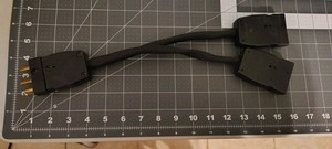 15" 2-fer Stage Pin 12 AWG 3 Pin Cable
