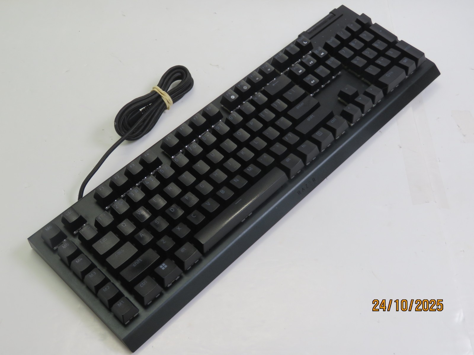 Razer BlackWidow V4 X Black Edition Gaming Keyboard YELLOW SWITCHES