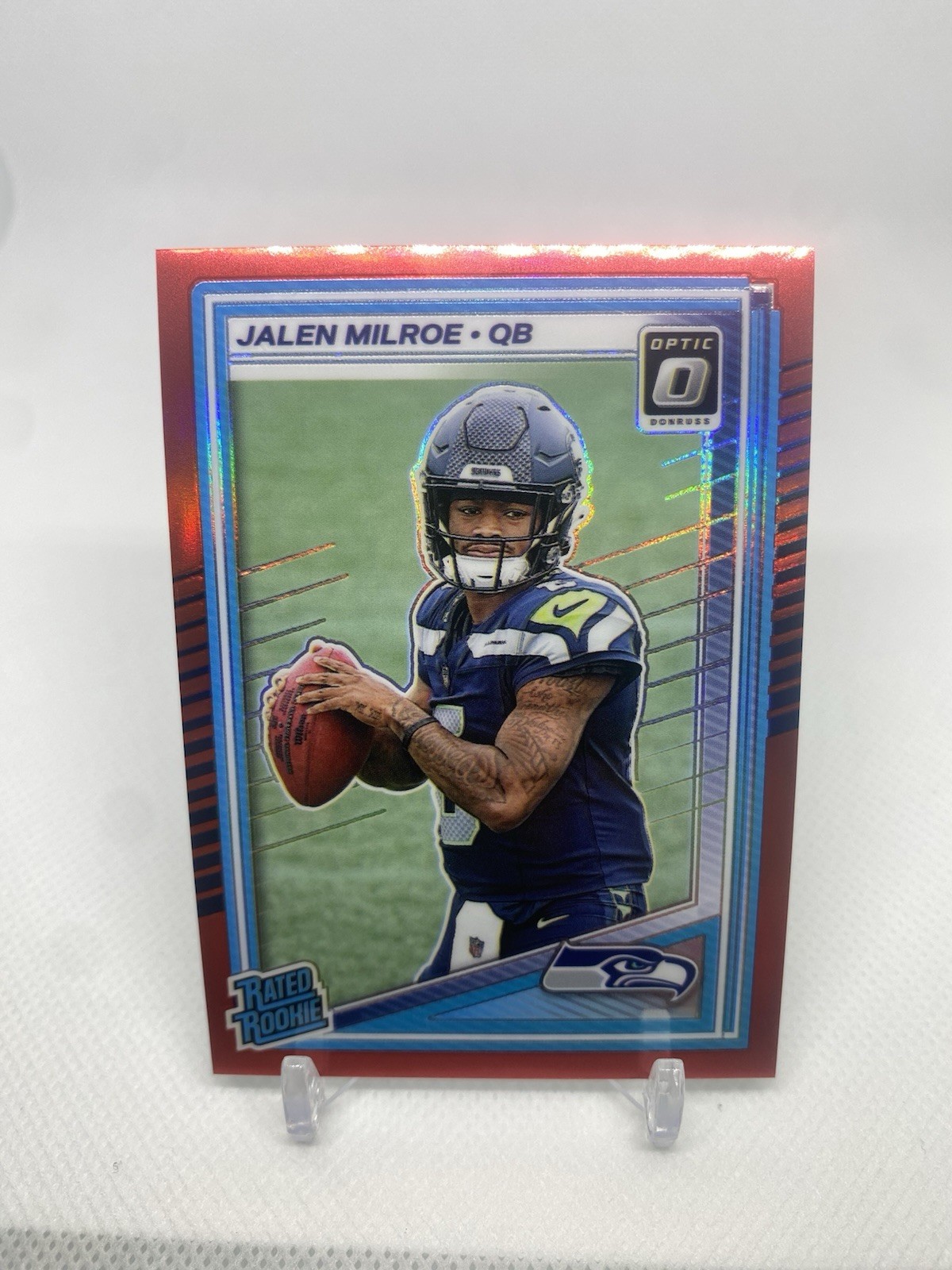 2025 Panini Donruss Optic Jalen Milroe Red /149 No. 253 RC