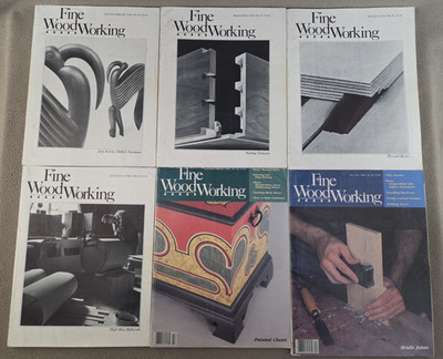 Taunton's Fine Woodworking Magazine 1984 Complete Year 6 Issues