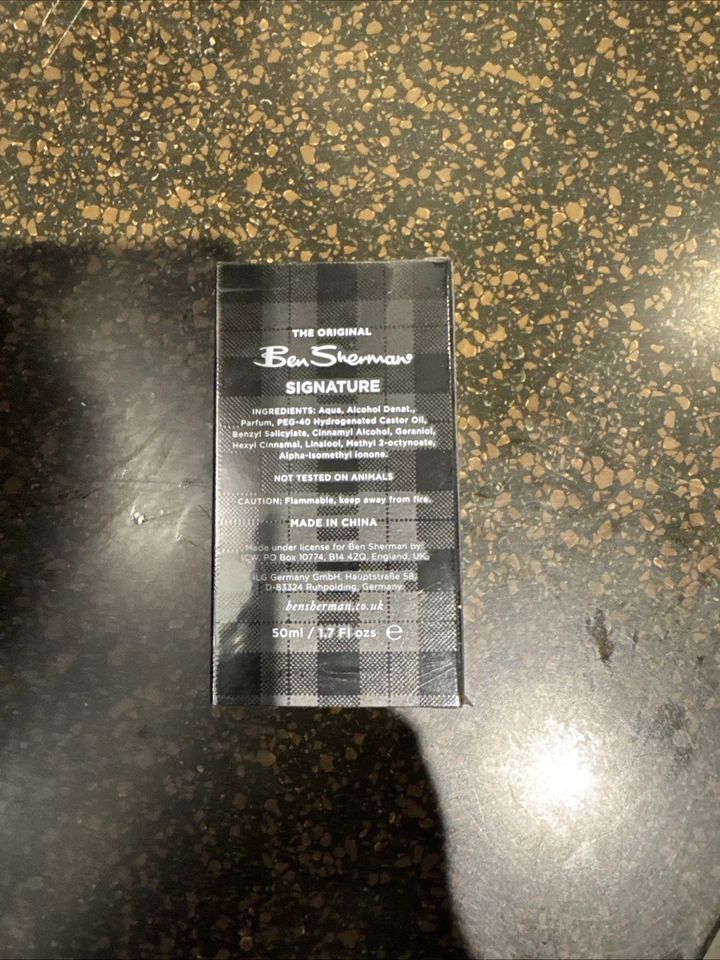 Ben Sherman Signature para hombre 1,7 OZ/50 ML. Nueva caja sellada. Raro y difícil de encontrar. Foto 2 de 4