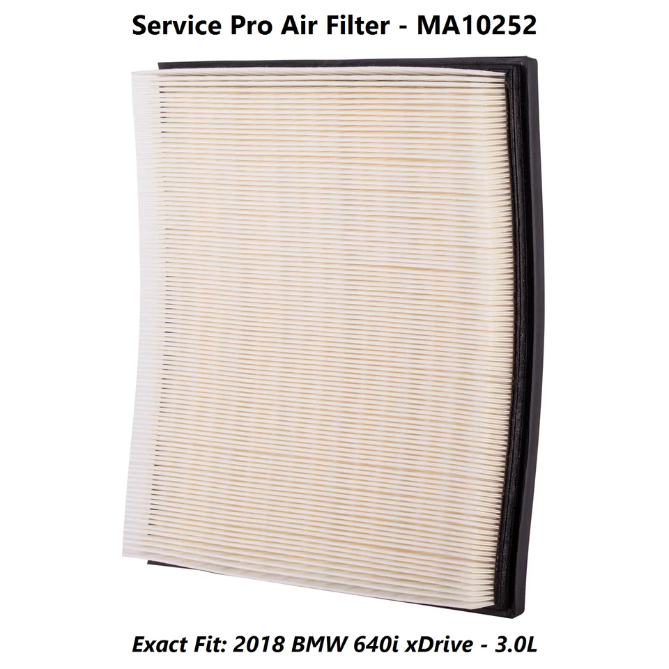 2018 BMW 640i xDrive 3.0L Complete Air, Oil & Cabin Filter Kit (0W-30) Foto 4 de 4