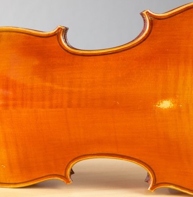 old 4/4 violin Geige viola cello Bratsche fiddle label CESARE CANDI Nr. 492