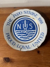 P&O Strike Plate 1988 NUS