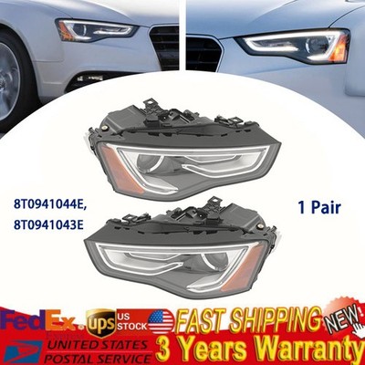 Xenon/HID Headlight For 2013-2017 Audi A5 S5 Headlamps Non-AFS Left+Right Side