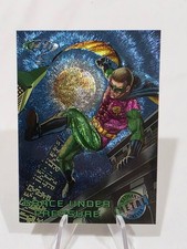 1995 Fleer Metal Batman Forever Trading Card #71 Grace Under Pressure Robin