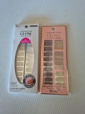 LUMINESSENCE  Dashing Diva GLOW Nail Strips & Gloss  UV Free Gel Nail   D20
