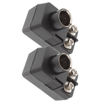 2 Stück Quick Push-On Ohm Passender 75-300 Ohm TV-Signal-Adapter-Konverter