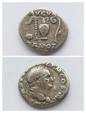 72AD Vespasian denarius ancient Roman silver coin