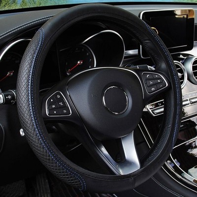 Komfortabler 15 Zoll Auto Lenkradbezug Flexible Faserprägung Design