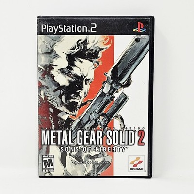 Metal Gear Solid MGS 2 Sons of Liberty PlayStation 2 PS2 - Complete CIB - Tested