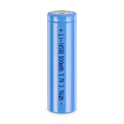 Keeppower 14500A1 Li-Ion-Akku, 800 mAh, Flat Top, ICR, ohne Schutz, AA-Format,