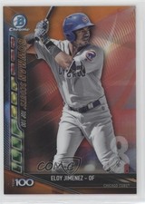 2017 Bowman Chrome Scouts Top 100 Orange Refractor 8/25 Eloy Jimenez #BTP-8 5h0