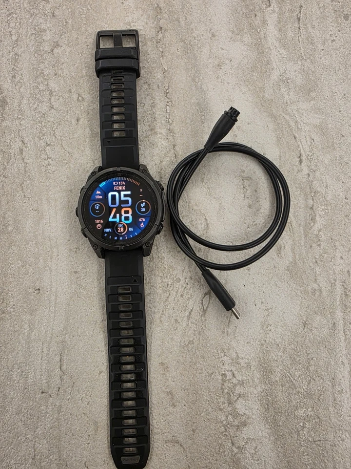 Garmin Fenix 8 AMOLED 47mm Sapphire Titane - Photo 2/4