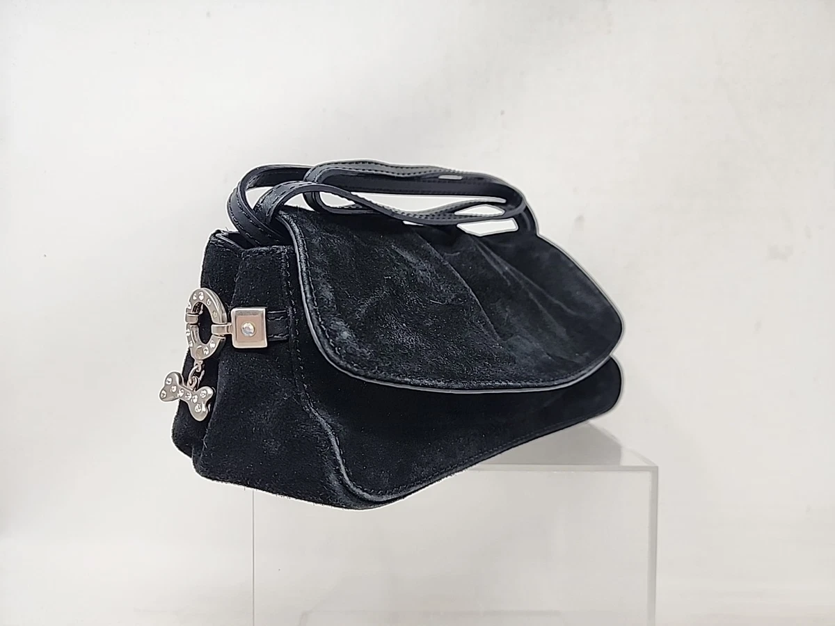 Donald J Pliner‎ navy blue Nylon Leather Tote Braided Handles Donald J. Pliner Braided Shoulder Bags | Mercari main image 3
