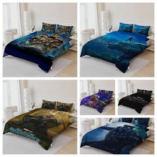 3D Man Leopard Letter Background Quilt Cover Duvet Cover Comforter set