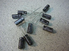 NICHICON Radial Aluminum Electrolytic Capacitor 10uF 63V 20% **NEW** Qty.10