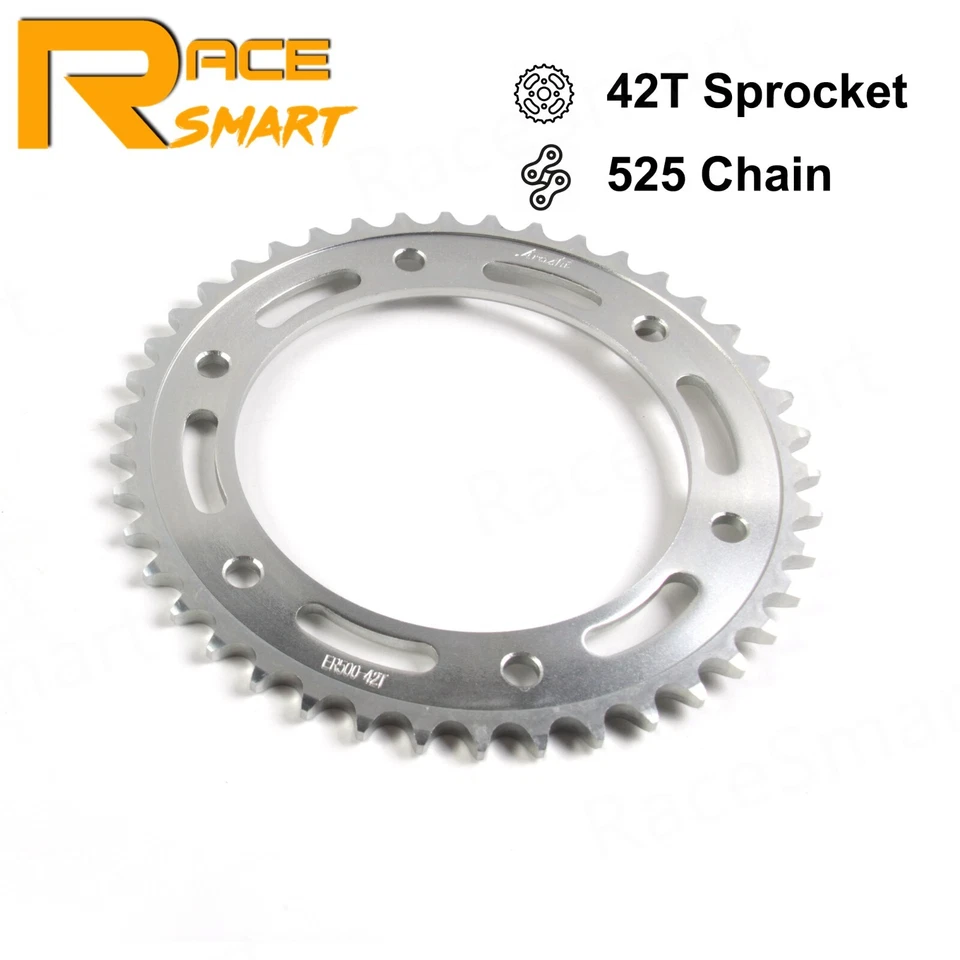 Kit de piñón delantero trasero 525 16T 42T para BMW F800GS 2008-2018 Adventure 2013-2018 Foto 3 de 4