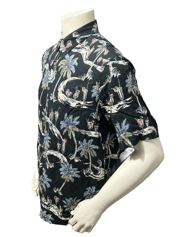 Boca Classics Mens Hawaiian Shirt Size Adult Large L Aloha Rayon Short Sleeves - Image 4 of 4