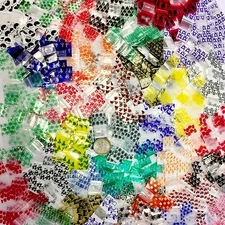 1212-S MINI ZIP DESIGN BAGS 1/2" X 1/2" CHOOSE OR MIX 1000 PIECES, READ DETAILS