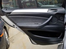 07-13 BMW X5 Rear Left Driver Door Trim Panel Black OEM 51429133731    