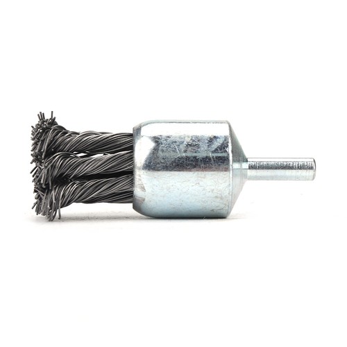 25mm Wire Knot Brush Drill Attachment Wheel Twist Brush For Deburr Rust Removal - Picture 3 of 6