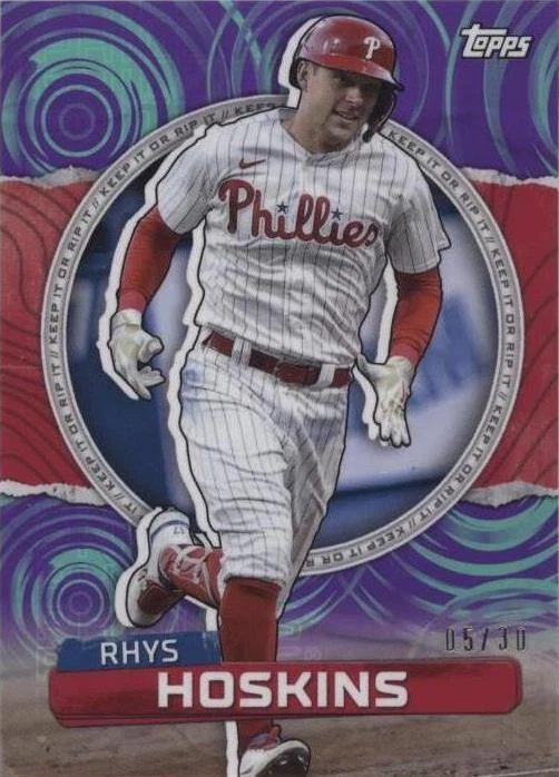 Aqua Purple Ripples Ripped