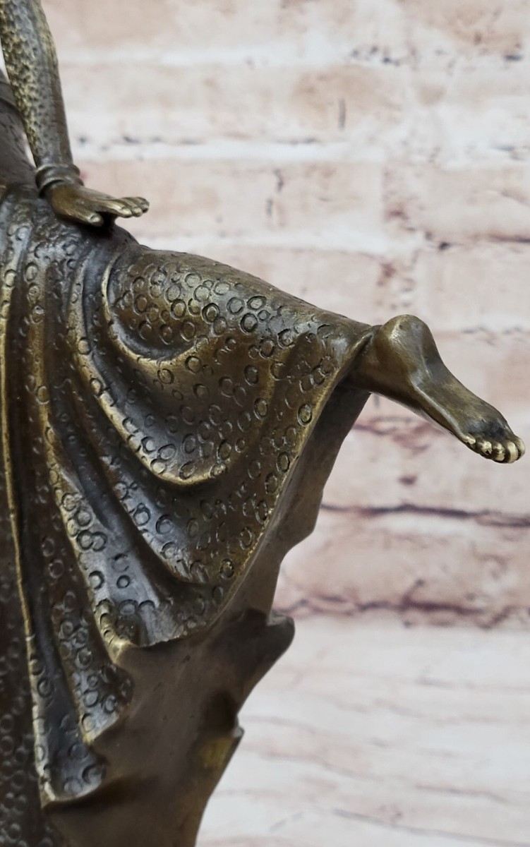 Bronze Modern Vintage Art Deco Sculpture DH Chiparus Female