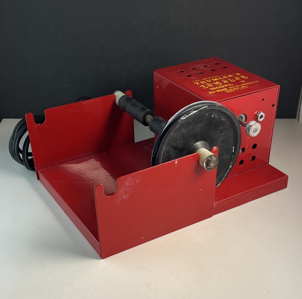 TESTED THUMLER'S TUMBLER Model T TruSquare Rock Tumbler Working