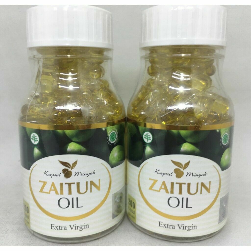 Natural Extra Virgin Olive Oil in capsule (200 Capusle) Jaitun Ka Tel
