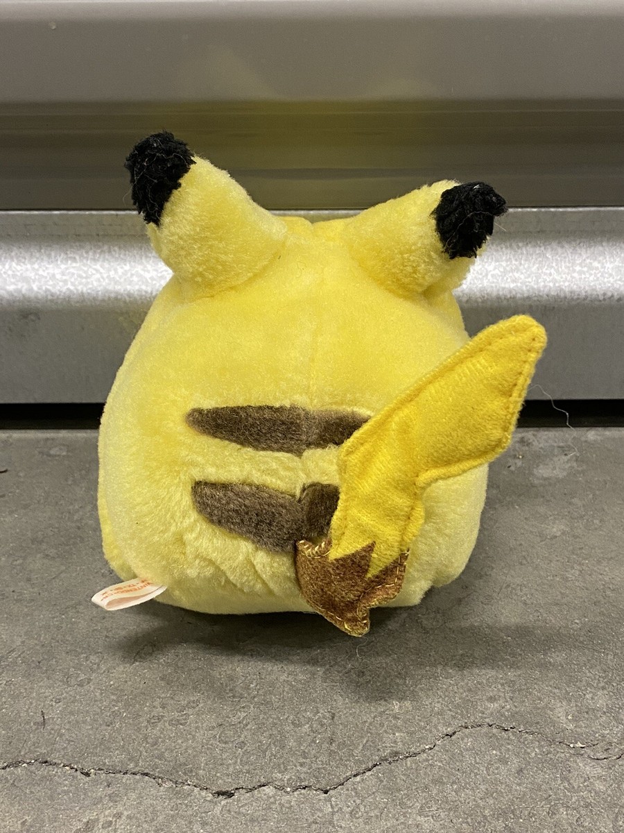 Pikachu Pokemon TOMY Vintage Early 5” Plush Hard Eyes And Nose 90s