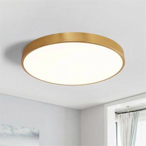 Modern Ultra Thin Ceiling Light LED Acrylic Lamp Fixture Flush Mount Chandelier - Picture 1 of 10
