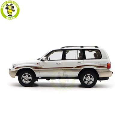 1/18 Toyota Land Cruiser 100 LC100 White Diecast Model Car Gifts